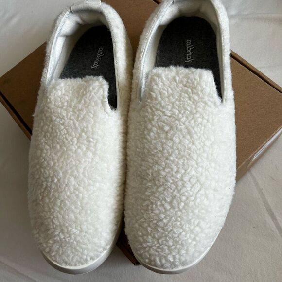 Allbirds Tread Lighter Mens Size 11 Shoes Wool Lounger Fluff Natural White - Picture 3 of 7